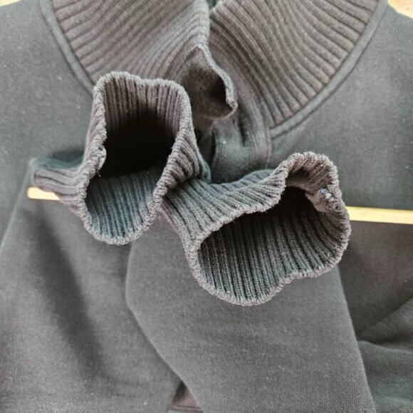 Club Monaco Sweater Shawl Collar Embroidered Logo Black Long Sleeve Men's Size L - Picture 12 of 14